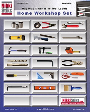 Tool Organization Labels - NikkiStiks - Find Your Tools Fast!